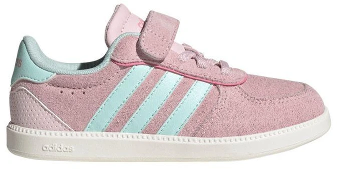 Vaikiški „Adidas Breaknet Sleek“ rožiniai ir mėtų spalvos bateliai JS0136