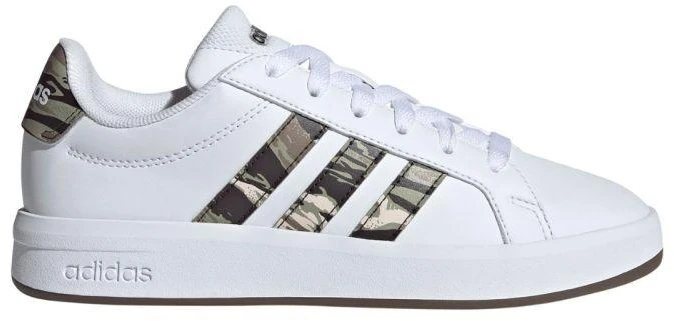 Vaikiški Adidas Grand Court 3.0 bateliai, balti, KI5695