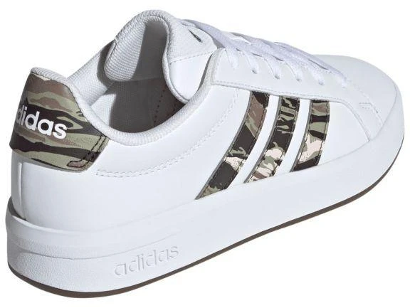 Vaikiški Adidas Grand Court 3.0 bateliai, balti, KI5695