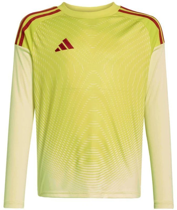 Vaikiški adidas Tiro 25 Competition ilgomis rankovėmis vartininko marškinėliai, geltoni ir raudoni KJN2020