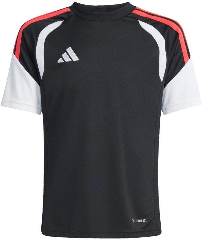 Vaikiški adidas Tiro 26 League marškinėliai, juodi ir raudoni KB1326