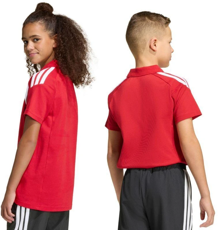 Vaikiški adidas Tiro 26 League polo marškinėliai, raudoni KF3408