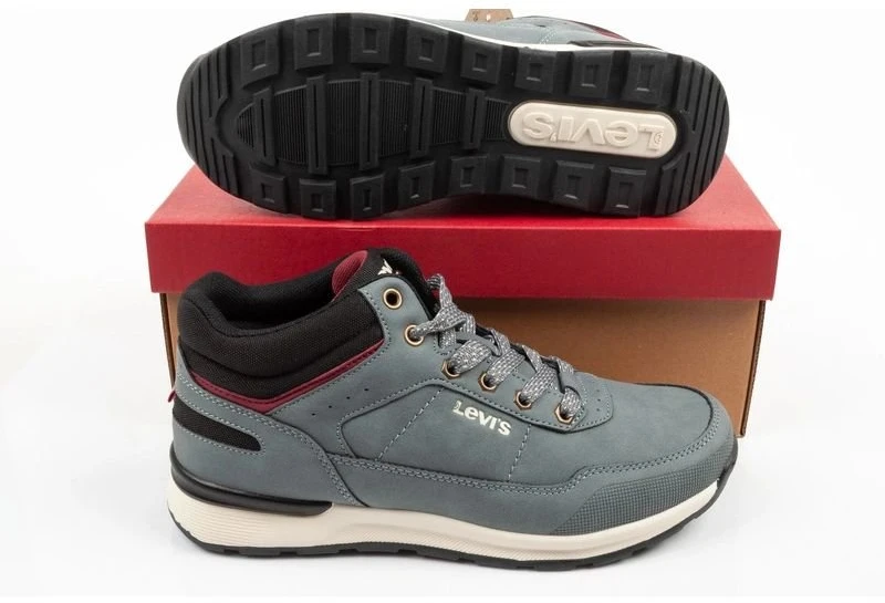 Vaikiški auliniai batai Levi's Sierra, pilki