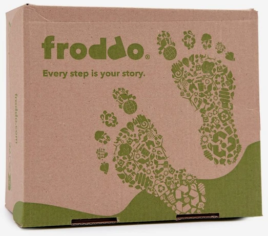 Vaikiški barefoot bateliai Froddo, rudi