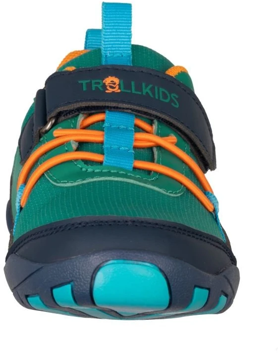 Vaikiški barefoot tipo batai Trollkids Skaland, žali ir mėlyni