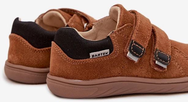 Vaikiški batai barefoot šviesiai rudi Bartek