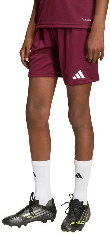 Vaikiški bordo spalvos šortai Entrada 26 JZ6527 adidas