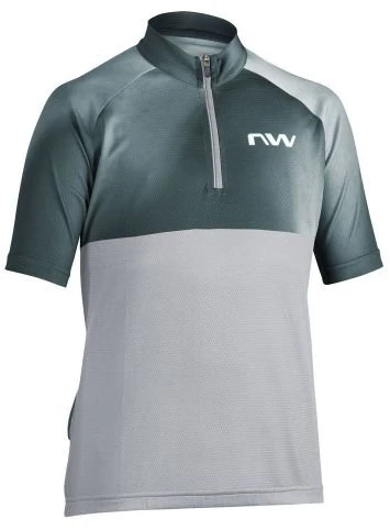 Vaikiški dviratininko marškinėliai Northwave Force Evo, pilki