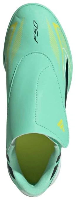 Vaikiški futbolo bateliai adidas F50 Hyperfast Club Velcro TF