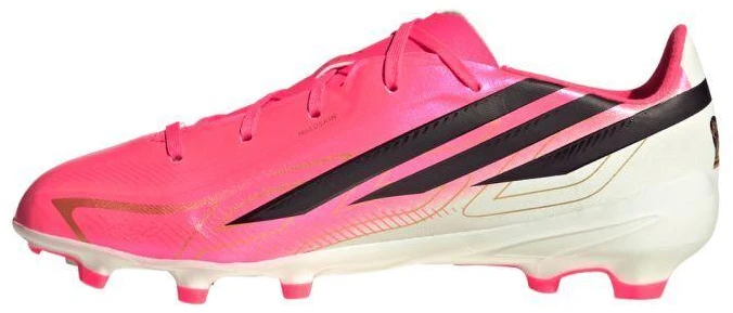 Vaikiški futbolo bateliai Adidas F50 Hyperfast League FG, rožiniai, HQ5161