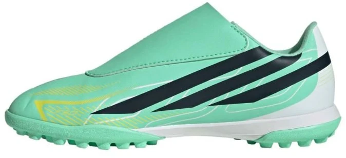 Vaikiški futbolo bateliai adidas F50 Hyperfast Club Velcro TF