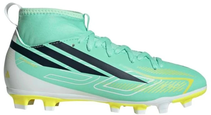 Vaikiški futbolo bateliai adidas F50 Hyperfast Club Mid FG/MG
