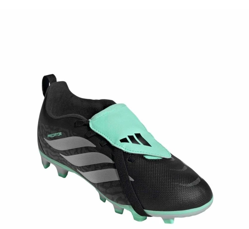 Vaikiški futbolo bateliai adidas Predator Club FT EL FG/MG, juodi