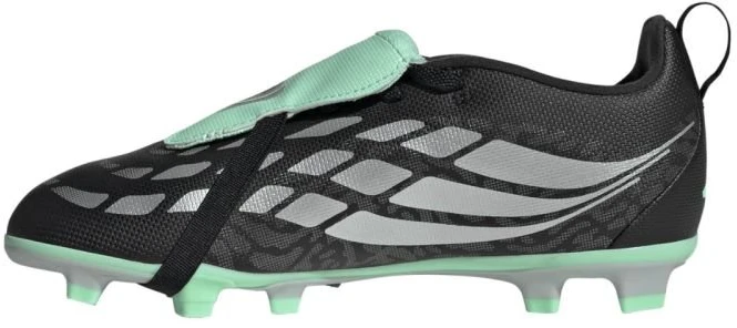 Vaikiški futbolo bateliai adidas Predator Club FT EL FG/MG, juodi