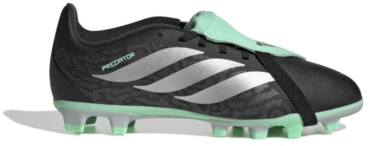 Vaikiški futbolo bateliai adidas Predator Club FT FG/MG, juodi