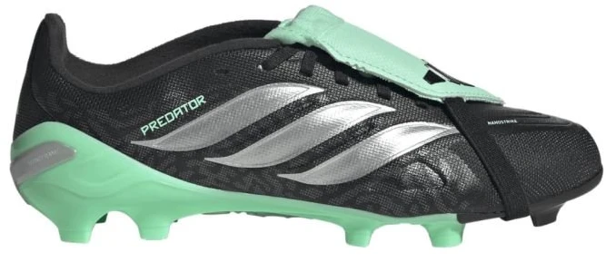 Vaikiški futbolo bateliai adidas Predator League FT FG, juodi ir žali