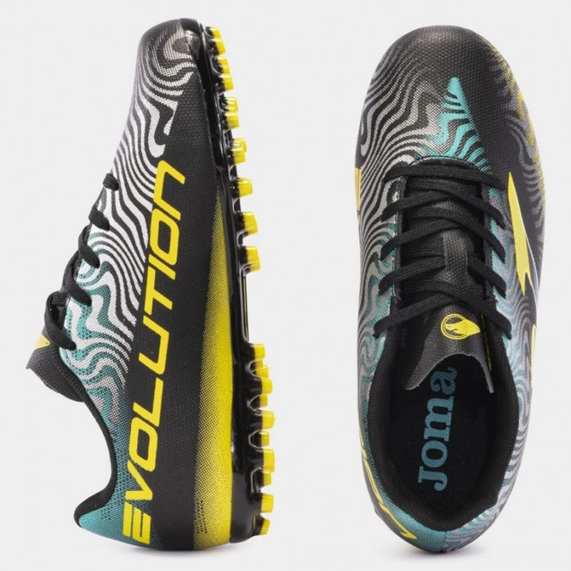 Vaikiški futbolo bateliai Joma Evolution 2401, juodi