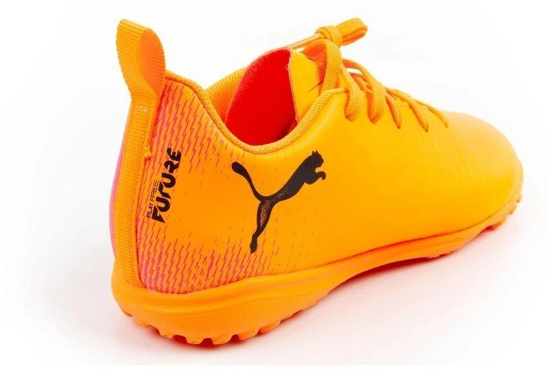 Vaikiški futbolo bateliai (turf) Puma Future 8 Play TT, oranžiniai