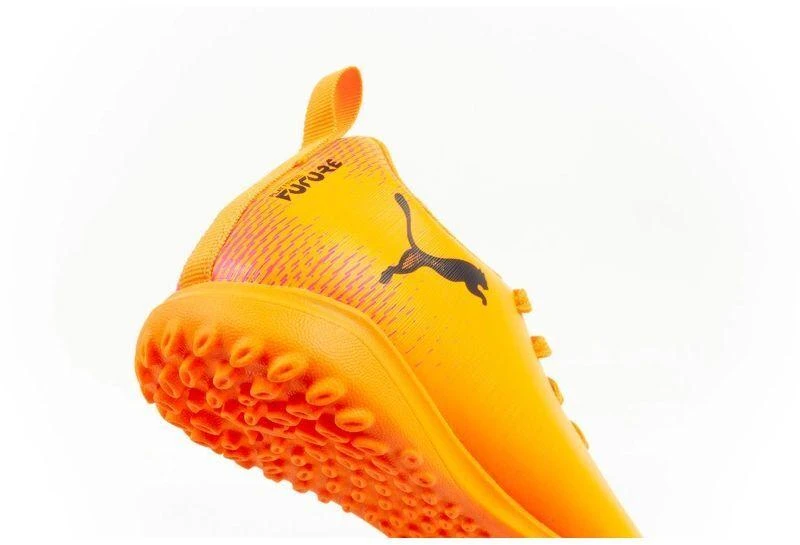 Vaikiški futbolo bateliai (turf) Puma Future 8 Play TT, oranžiniai