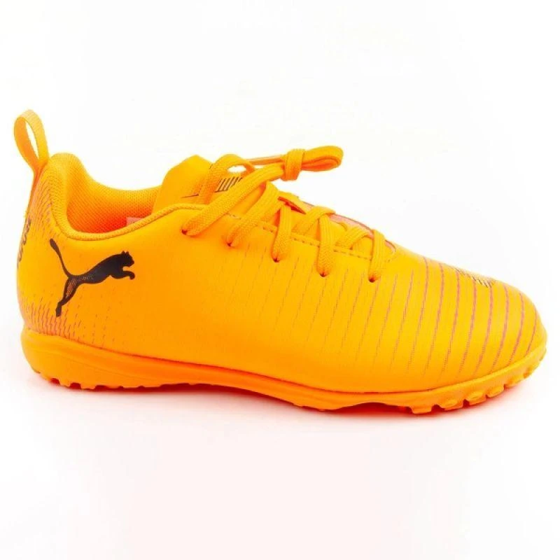 Vaikiški futbolo bateliai (turf) Puma Future 8 Play TT, oranžiniai
