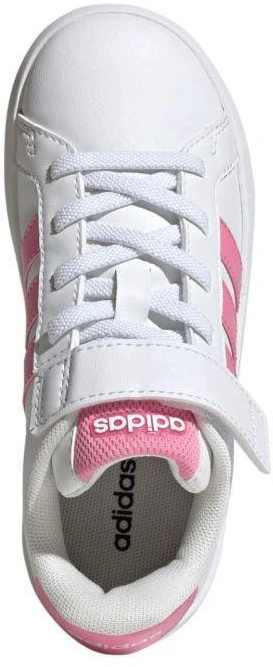Vaikiški laisvalaikio bateliai Adidas Grand Court 3.0, balti ir rožiniai, JP9371