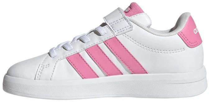 Vaikiški laisvalaikio bateliai Adidas Grand Court 3.0, balti ir rožiniai, JP9371