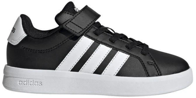 Vaikiški laisvalaikio bateliai Adidas Grand Court 3.0, juodi, HP3533