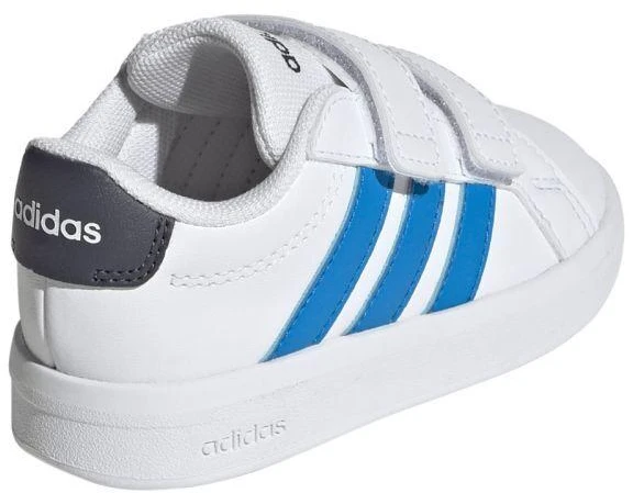 Vaikiški laisvalaikio bateliai Adidas Grand Court 3.0, balti, HP3536