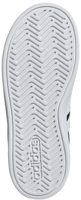 Vaikiški laisvalaikio bateliai Adidas Grand Court 3.0, juodi, HP3533