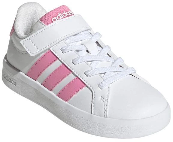 Vaikiški laisvalaikio bateliai Adidas Grand Court 3.0, balti ir rožiniai, JP9371