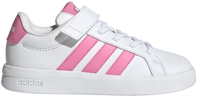 Vaikiški laisvalaikio bateliai Adidas Grand Court 3.0, balti ir rožiniai, JP9371
