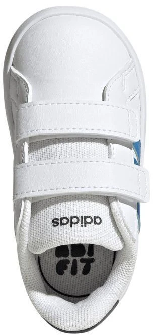 Vaikiški laisvalaikio bateliai Adidas Grand Court 3.0, balti, HP3536
