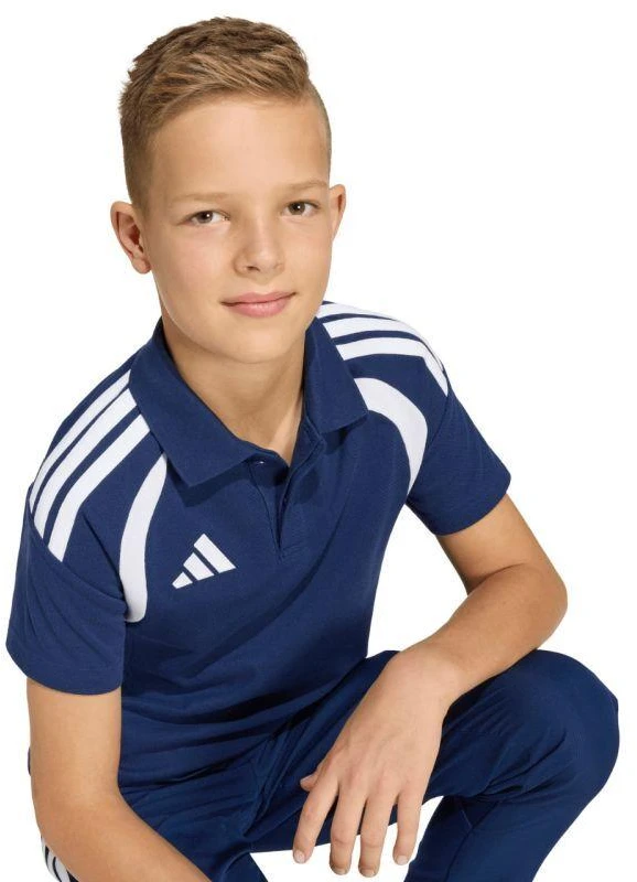 Vaikiški marškinėliai adidas Tiro 26 League Polo, tamsiai mėlyni, KF3406
