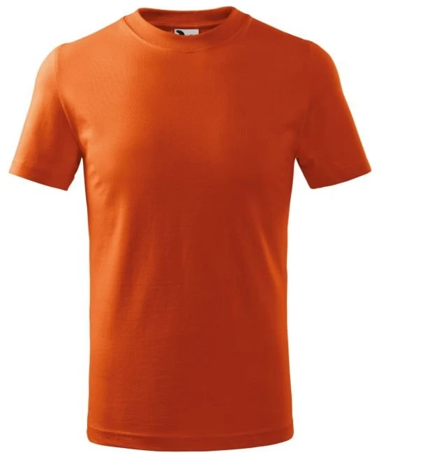 Vaikiški marškinėliai Malfini Basic, oranžiniai