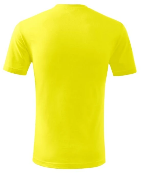 Vaikiški marškinėliai Malfini Classic New, 145 g/m², geltoni