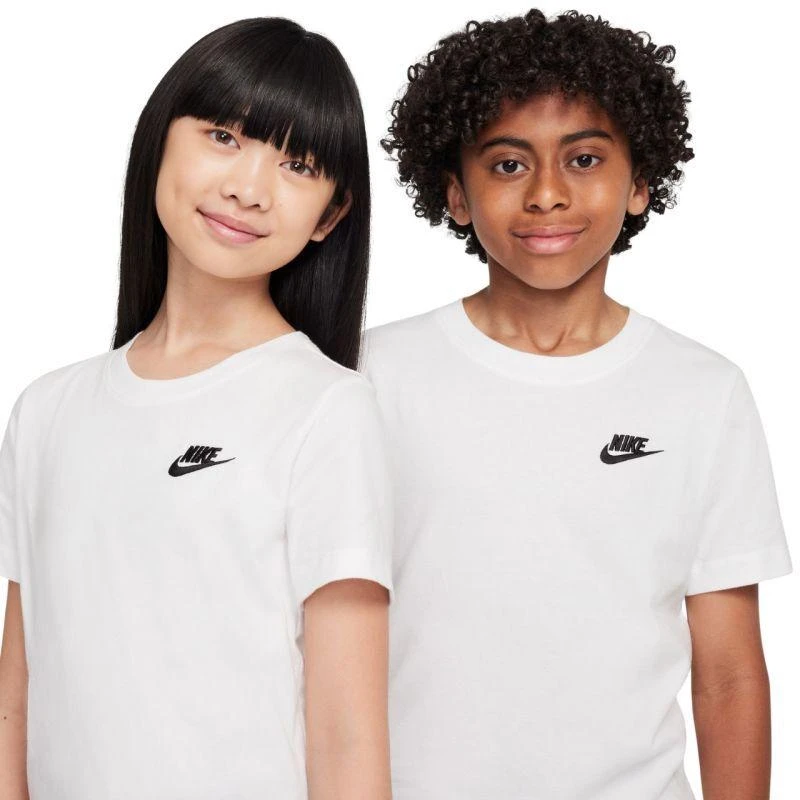 Vaikiški marškinėliai Nike Sportswear, balti, FZ5177 100