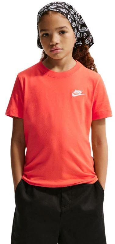 Vaikiški marškinėliai Nike Sportswear, oranžiniai, FZ5177 842