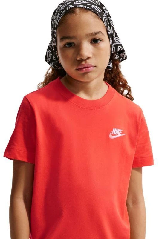 Vaikiški marškinėliai Nike Sportswear, oranžiniai, FZ5177 842