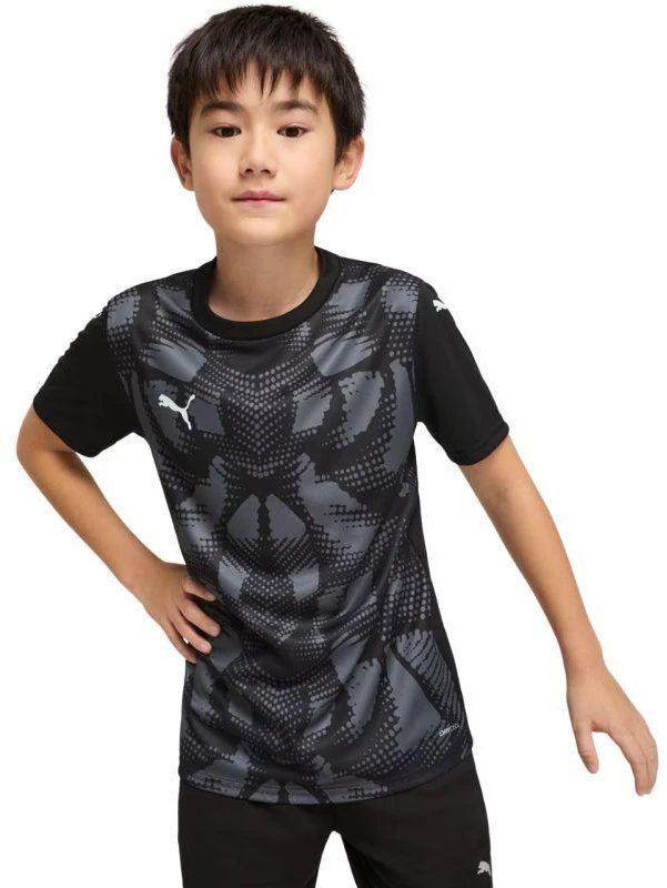Vaikiški marškinėliai Puma Team Ultimate Jersey, juodi, 706282 03
