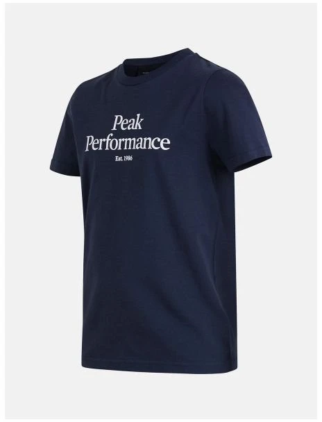 Vaikiški medvilniniai marškinėliai Peak Performance, mėlyni