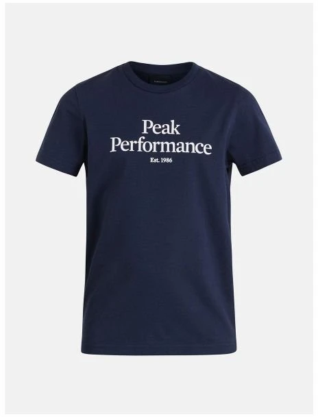 Vaikiški medvilniniai marškinėliai Peak Performance, mėlyni