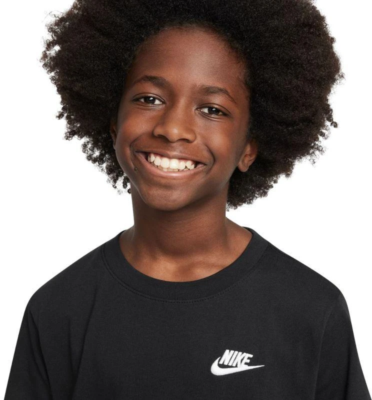Vaikiški „Nike Sportswear“ marškinėliai, juodi, FZ5177 010