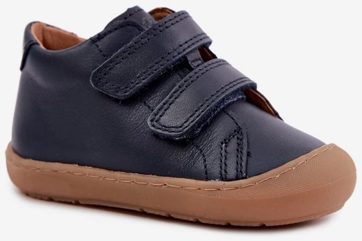 Vaikiški odiniai aulinukai barefoot Froddo, tamsiai mėlyni