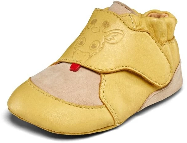 Vaikiški odiniai batai ropojimui Affenzahn Leather Crawly Giraffe
