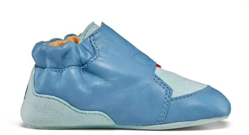 Vaikiški odiniai batai ropojimui Affenzahn Leather Crawly Shark