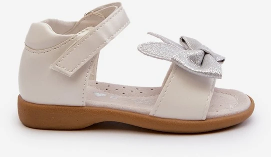 Vaikiški sandalai su lankeliu Velcro užsegimas Balta Wistala