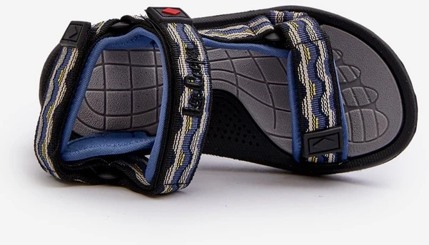 Vaikiški sandalai su lipdukais Lee Cooper, mėlyni