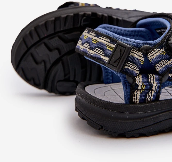 Vaikiški sandalai su lipdukais Lee Cooper, mėlyni