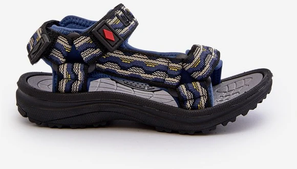 Vaikiški sandalai su lipdukais Lee Cooper, mėlyni