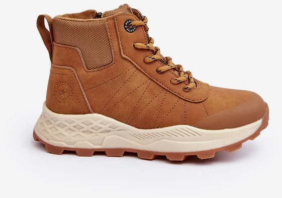 Vaikiški šilti trekingo batai Trappers Camel Big Star MM374202